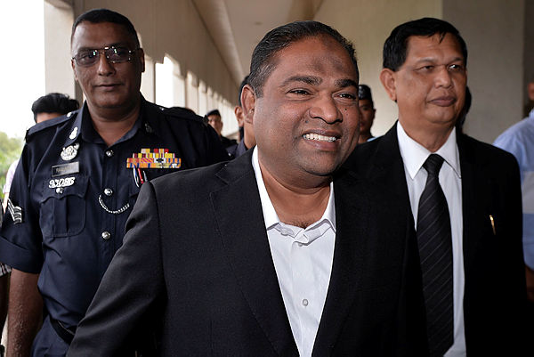Filepix taken Jan 16 shows Baling MP Datuk Seri Abdul Azeez Abdul Rahim in Kuala Lumpur Sessions Court. — Bernama