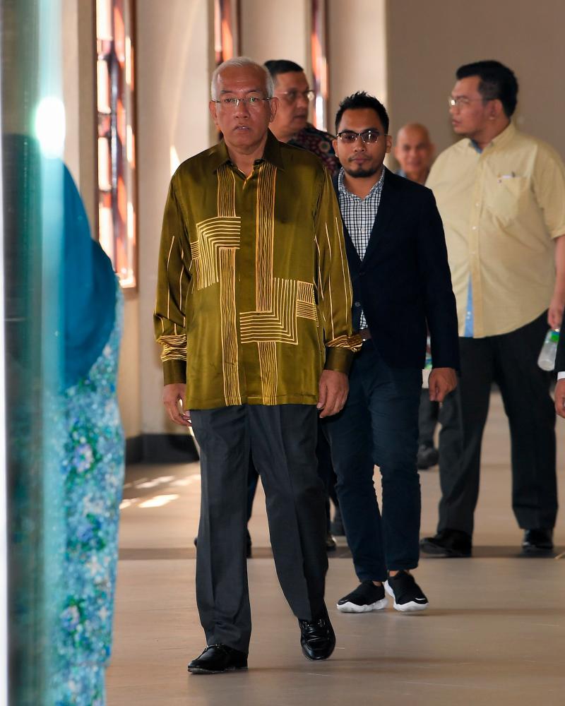 Former Education Minister Datuk Seri Mahdzir Khalid appears at the Kuala Lumpur High Court as the fifth prosecution witness in Datin Seri Rosmah Mansor’s corruption trial. - Bernama