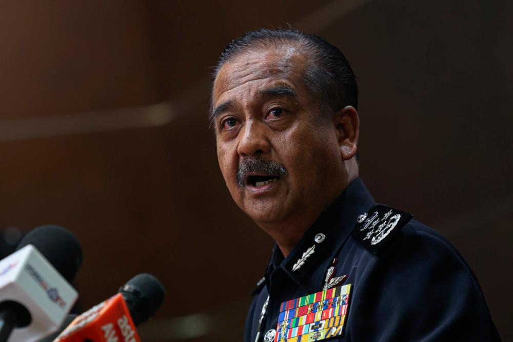 Inspector-General of Police, Tan Sri Razarudin Husain. - BERNAMAPIX