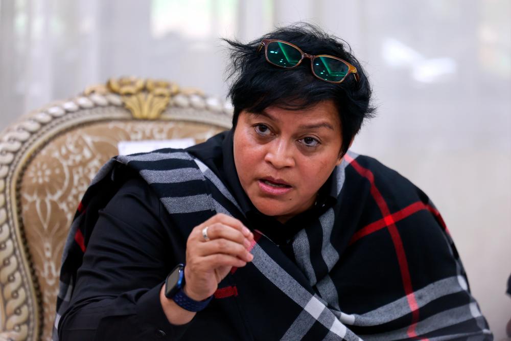 Prime Minister’s Department (Law and Institutional Reform) Minister, Datuk Seri Azalina Othman. - BERNAMApix