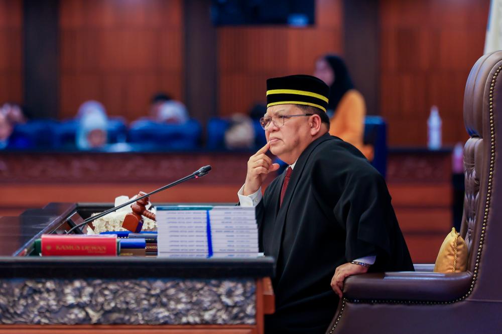 Dewan Rakyat Speaker Tan Sri Johari Abdul - BERNAMApix