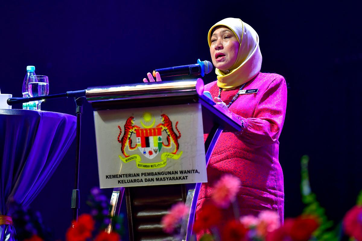 Women, Family, and Community Development Minister, Datuk Seri Nancy Shukri. - BERNAMApix