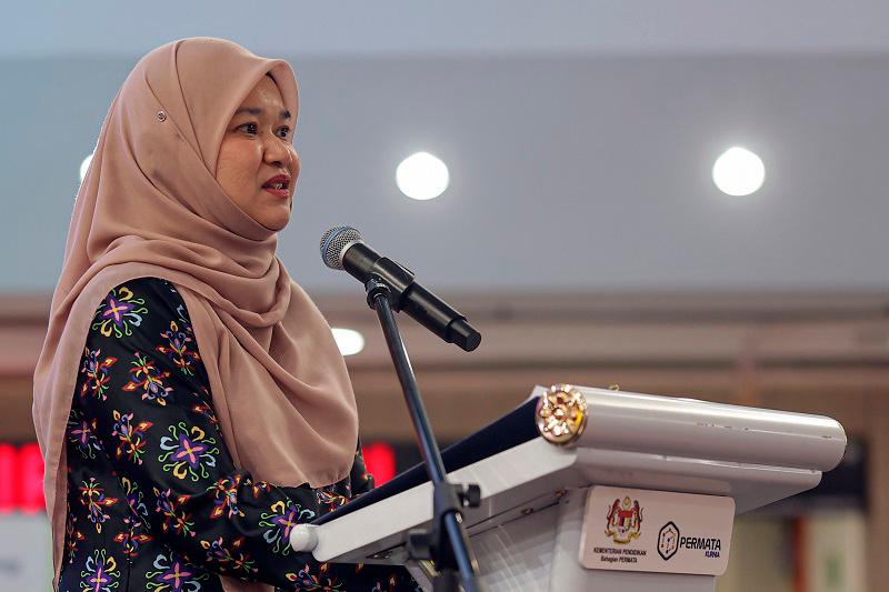 Education Minister, Fadhlina Sidek. - BERNAMApix