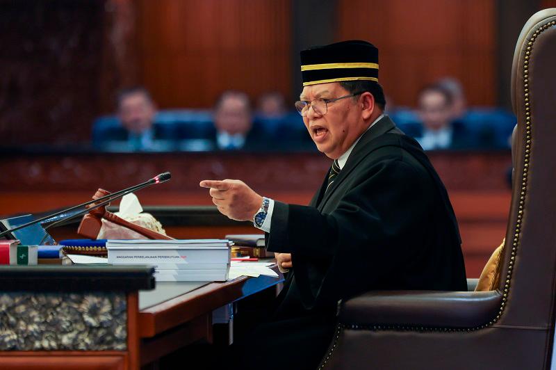 Dewan Rakyat speaker, Tan Sri Johari Abdul. - BERNAMApix