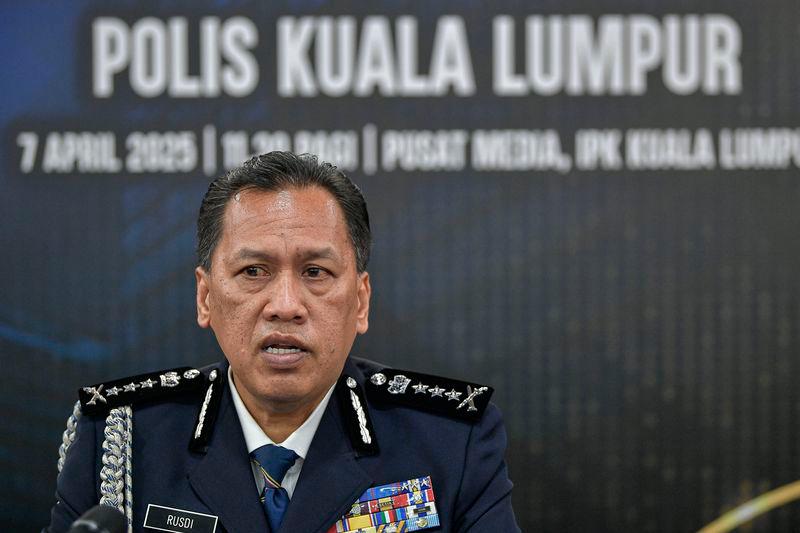 Kuala Lumpur police chief Datuk Rusdi Mohd Isa - BERNAMApix