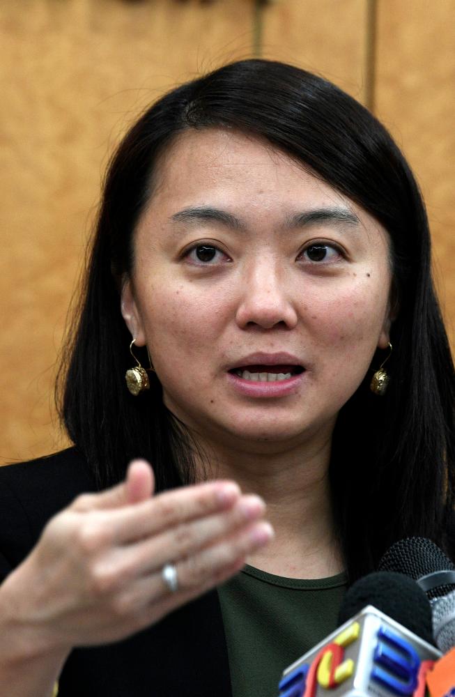 Women, Family and Community Development Deputy Minister, Hannah Yeoh. — Bernama