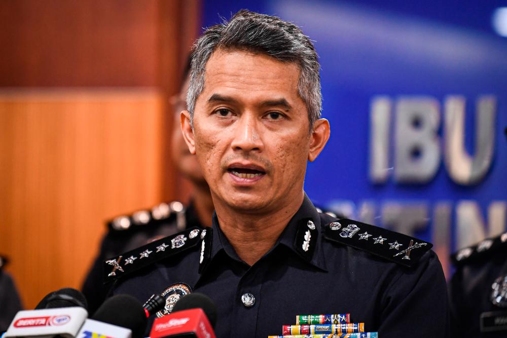 Bukit Aman CID director Datuk Seri Mohd Shuhaily Mohd Zain. BERNAMAPIX