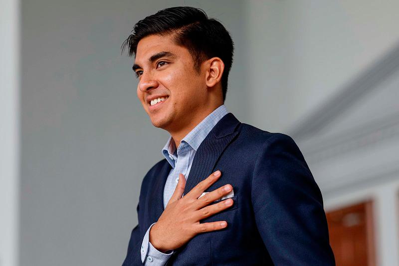 Muar Member of Parliament, Syed Saddiq Syed Abdul Rahman. - BERNAMAPIX