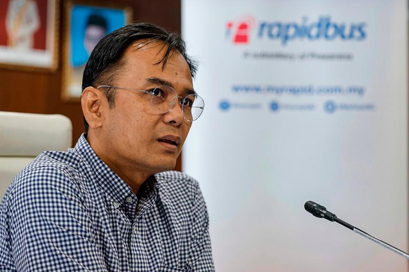 Ketua Pegawai Eksekutif Rapid Bus Sdn Bhd (Rapid Bus), Muhammad Yazurin Sallij Muhammad Yasin. - fotoBERNAMA