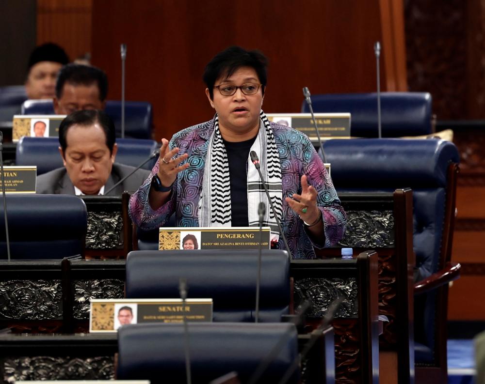 Minister in the Prime Minister’s Department (Law and Institutional Reform), Datuk Seri Azalina Othman. - BERNAMApix