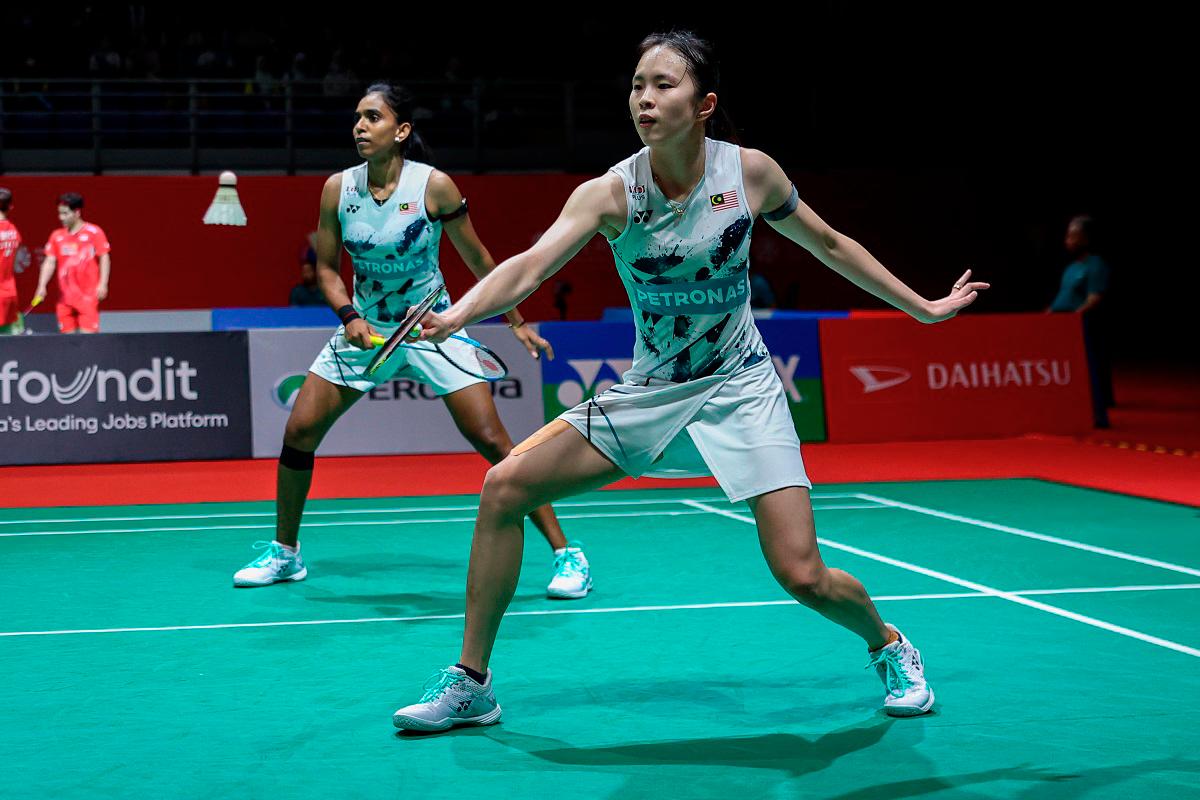 Pearly Tan (right) and Thinaah Muralithran – BernamaPIC