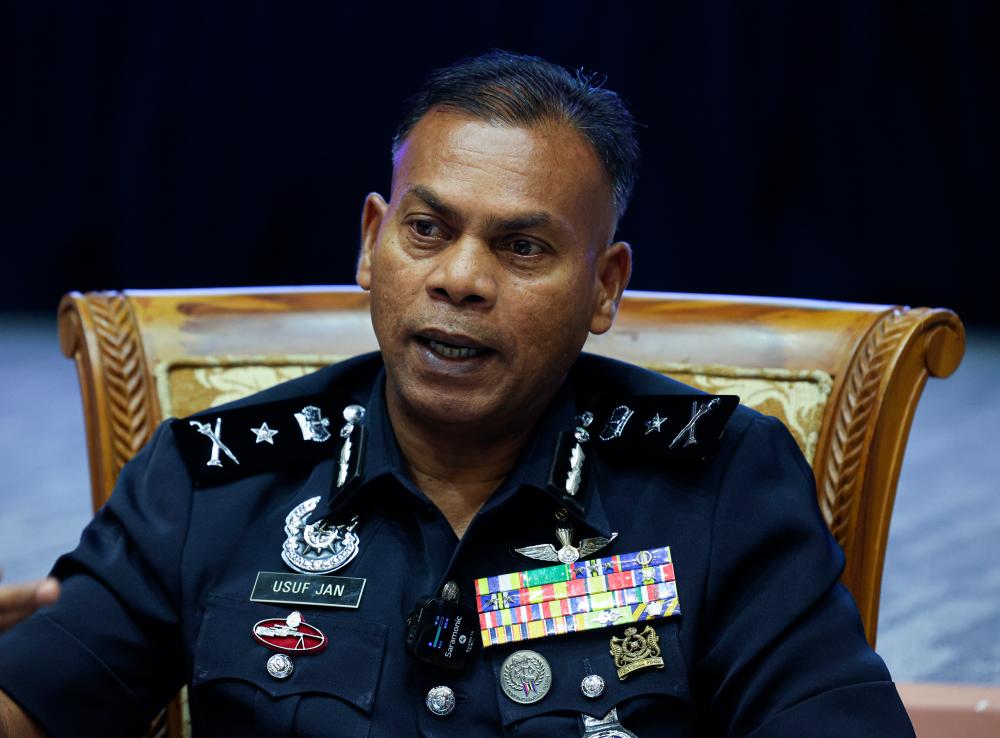 Pemangku Ketua Polis Pulau Pinang, Datuk Mohamed Usuf Jan Mohamad. - fotoBERNAMA