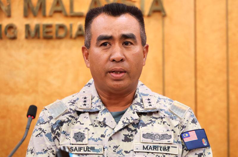 Pemangku Ketua Pengarah Maritim Malaysia Laksamana Madya Maritim Datuk Saiful Lizan Ibrahim - fotoBERNAMA