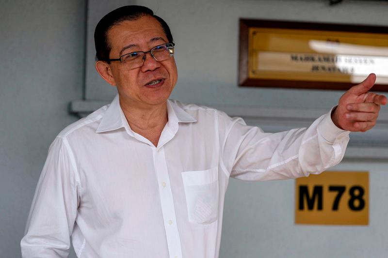 Bekas Ketua Menteri Pulau Pinang, Lim Guan Eng. - BERNAMApix