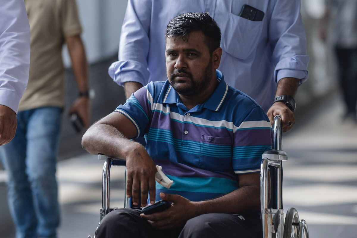 Atique Zaman di Mahkamah Majistret Kuala Lumpur hari ini. - BERNAMApix