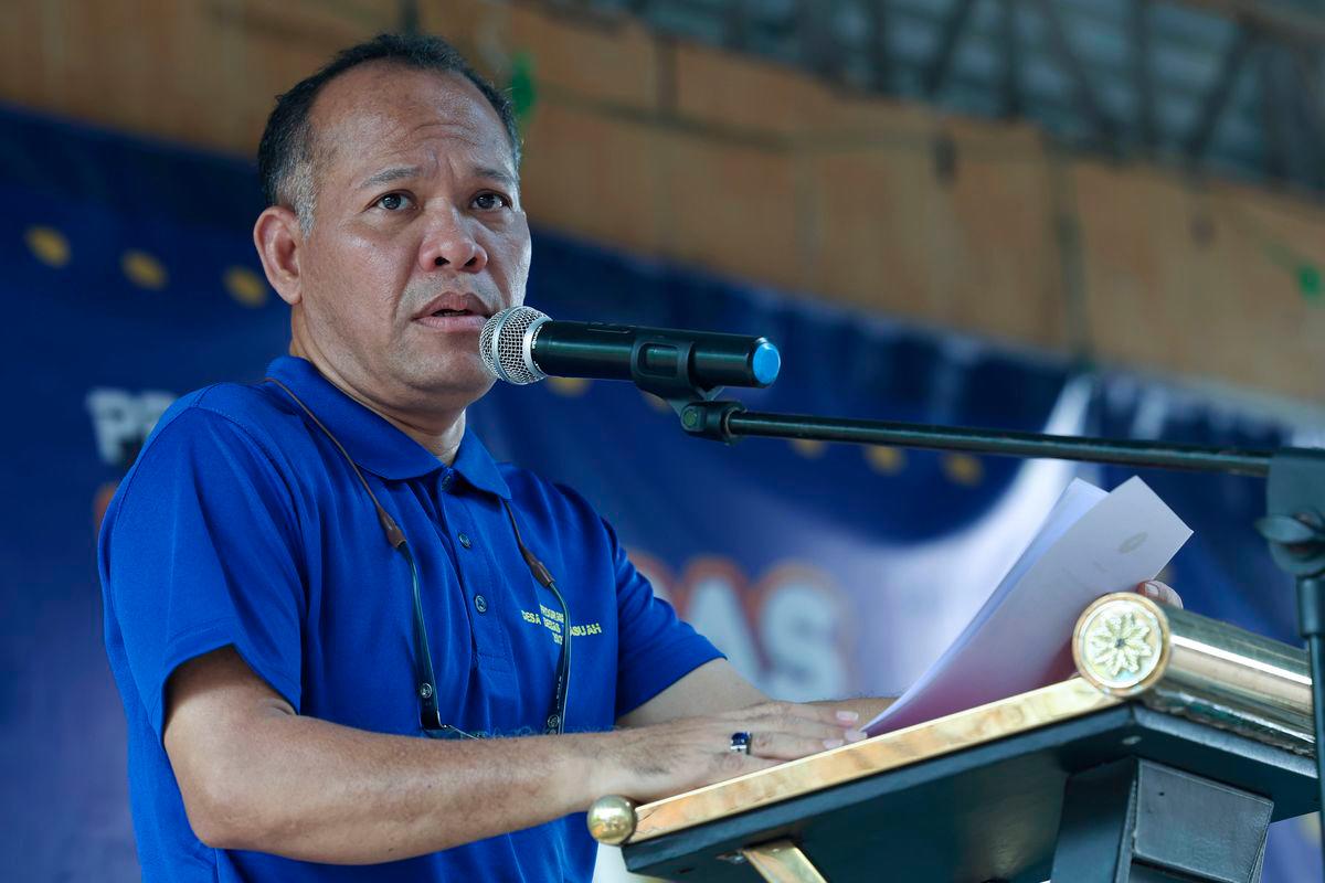 Pengarah Suruhanjaya Pencegahan Rasuah Malaysia (SPRM) Kuala Lumpur Mohamad Zakkuan Talib berucap pada Program Desa Bebas Rasuah 2025 bersempena sambutan ulang tahun ke-58 penubuhan SPRM di Dataran KAMARA, Kampung Malaysia Raya hari ini -fotoBERNAMA