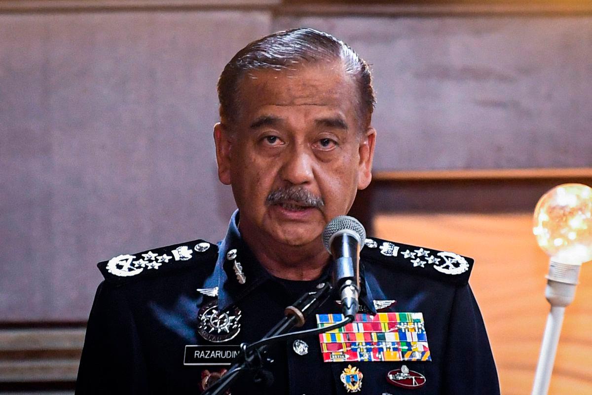 Inspector-General of Police Tan Sri Razarudin Husain - BERNAMApix