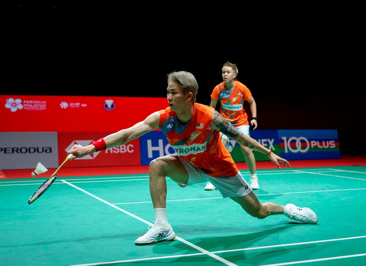 National mixed doubles pair, Chen Tang Jie (L) and Toh Ee Wei- BERNAMApix