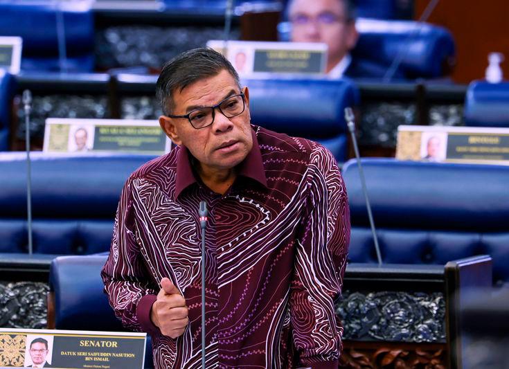 Menteri Dalam Negeri Datuk Seri Saifuddin Nasution Ismail - fotoBERNAMA