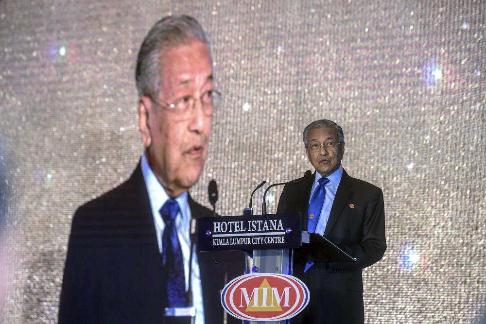 Prime Minister Tun Dr Mahathir Mohamad