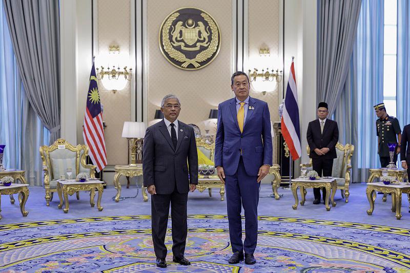 Yang di-Pertuan Agong Al-Sultan Abdullah Ri’ayatuddin Al-Mustafa Billah Shah berkenan menerima menghadap Perdana Menteri Thailand Srettha Thavisin di Istana Negara hari ini / fotoBERNAMA