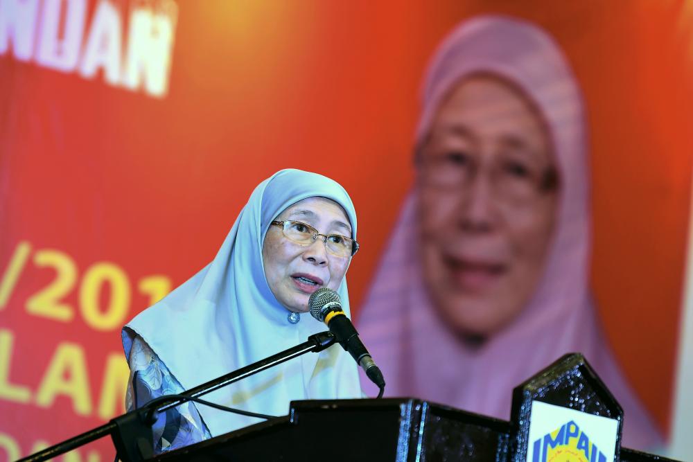 Deputy Prime Minister (DPM) Datuk Seri Dr Wan Azizah Wan Ismail