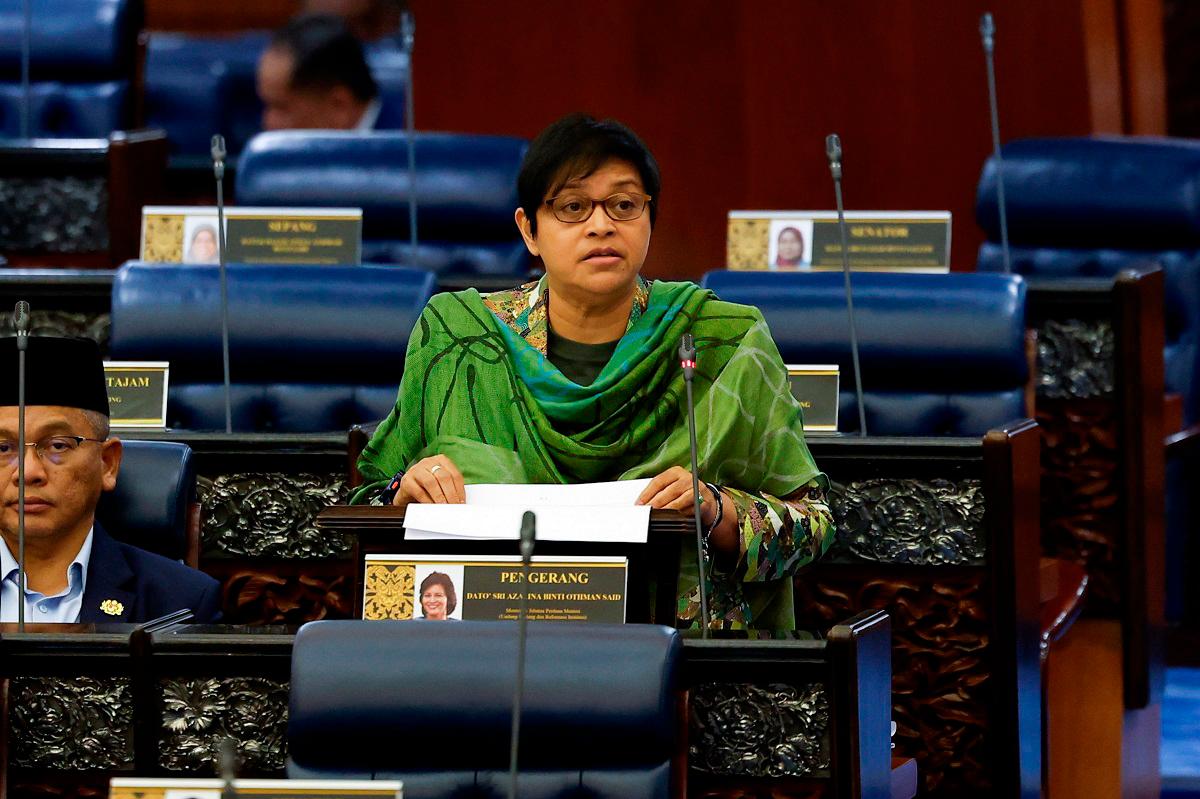Minister in the Prime Minister’s Department Datuk Seri Azalina Othman Said. - BERNAMApix