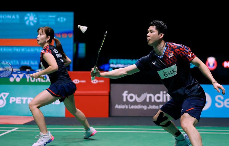 National pair Goh Soon Huat and Shevon Lai Jemie - Photo by BERNAMA