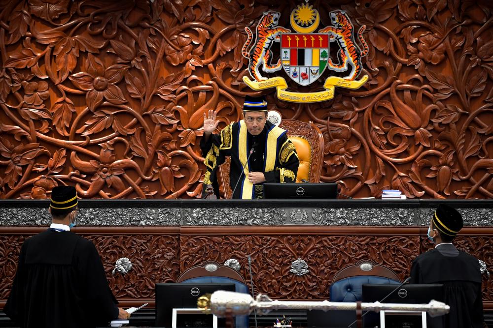 Former Election Commission chairman Datuk Azhar Azizan Harun has been elected as the new Speaker of the Dewan Rakyat. — Bernama