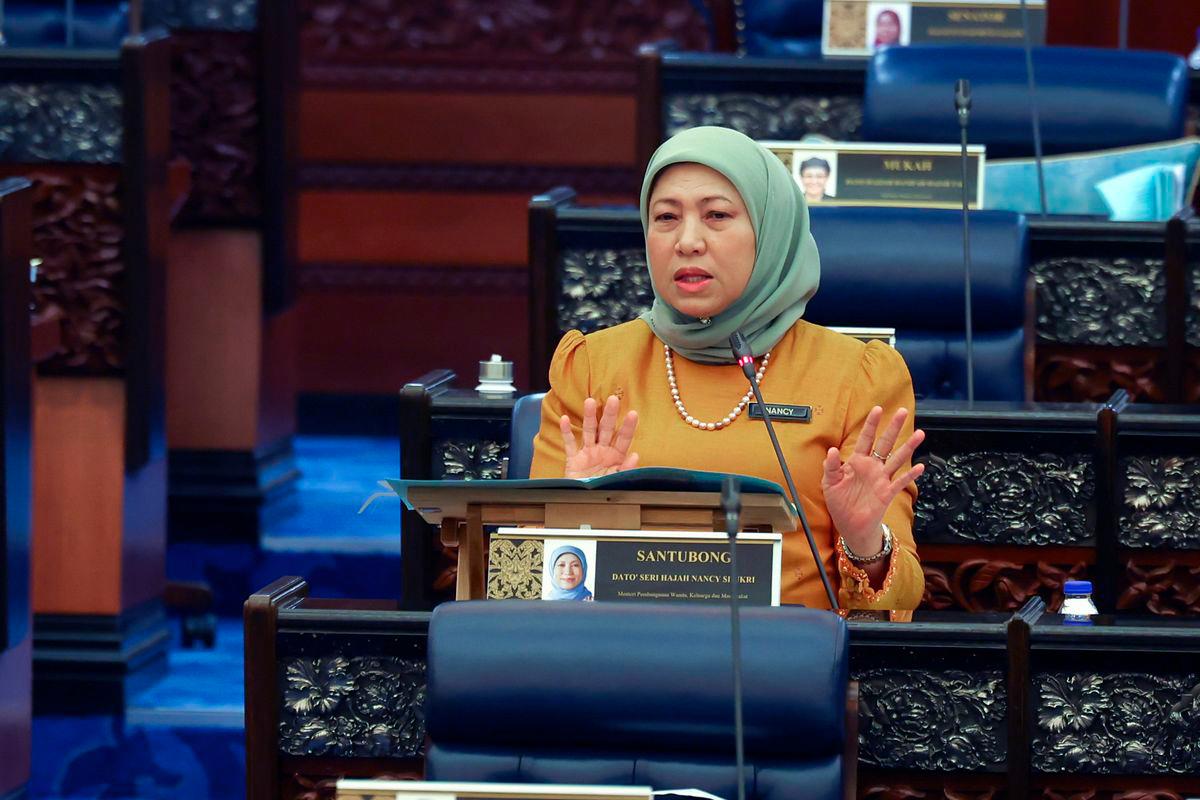 Women, Family, and Community Development Minister Datuk Seri Nancy Shukri - BERNAMAPIX