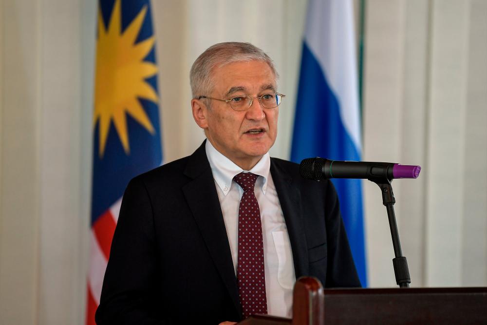Ambassador of the Russian Federation to Malaysia, Naiyl Latypov. - BERNAMAPIX