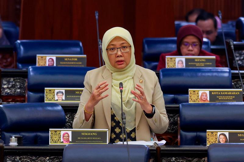 Minister in the Prime Minister’s Department (Federal Territories) Dr Zaliha Mustafa - BERNAMApix