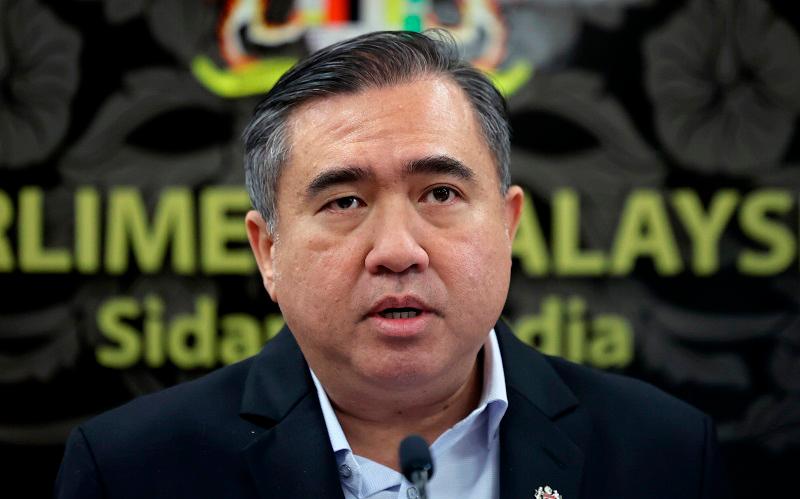 Transport Minister, Anthony Loke. - BERNAMApix