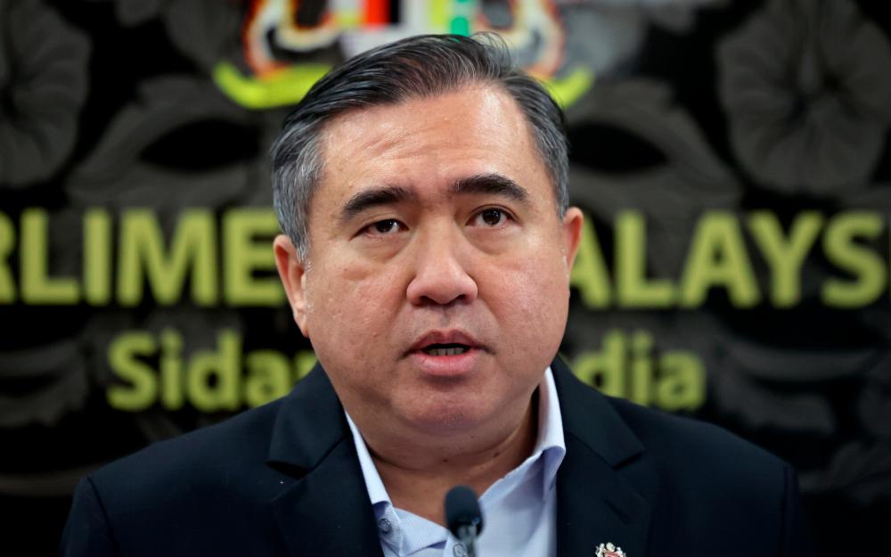 Transport Minister Anthony Loke - BERNAMApix