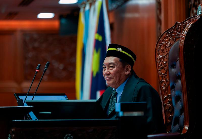 Dewan Negara President Senator Datuk Awang Bemee Awang Ali Basah - BERNAMApix