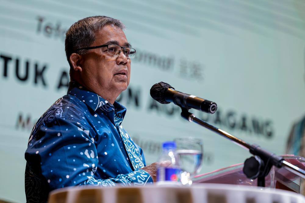 National unity minister, Datuk Aaron Ago Dagang. - BERNAMAPIX