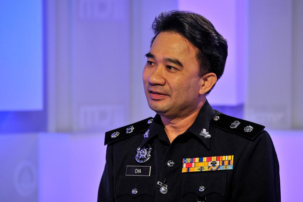 Ketua Polis Daerah Klang Selatan ACP Cha Hoong Fong. - fotoBERNAMA