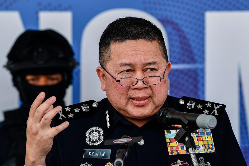 Bukit Aman Narcotics Criminal Investigation Department (NCID) director, Datuk Khaw Kok Chin. - BERNAMApix