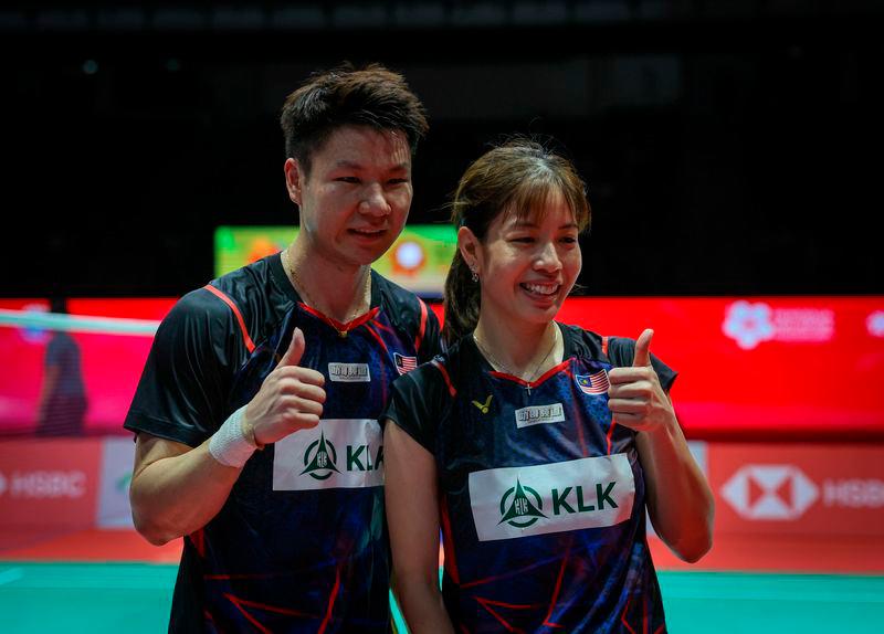 Professional national mixed doubles pair Goh Soon Huat and Shevon Lai Jemie - BERNAMApix