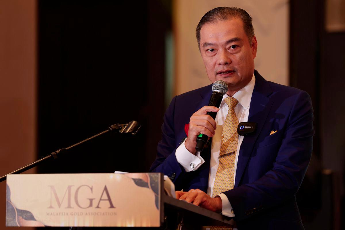 Malaysia Gold Association President Datuk Wira Louis Ng - BERNAMAPIX
