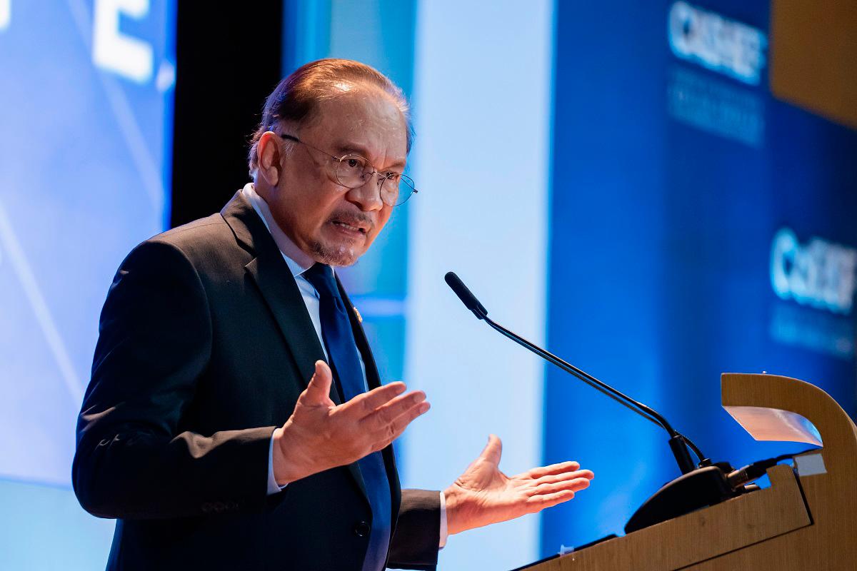 Perdana Menteri, Datuk Seri Anwar Ibrahim. - fotoBERNAMA