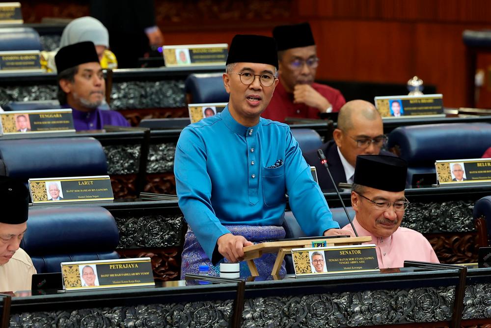 KUALA LUMPUR, Oct 7 -- Finance Minister Tengku Datuk Seri Zafrul Tengku Abdul Aziz tables the Budget 2023 in Parliament today. BERNAMAPIX