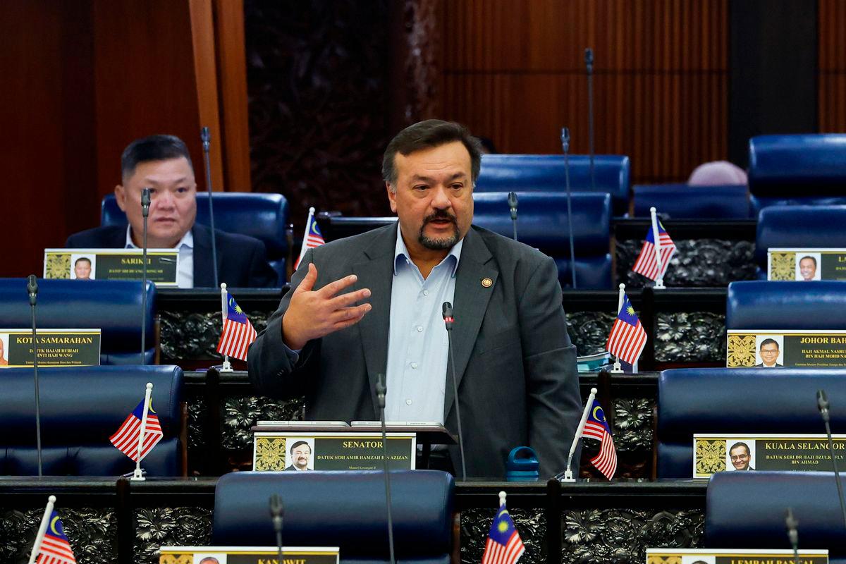 Economy Minister Datuk Seri Amir Hamzah Azizan - Photo by BERNAMA