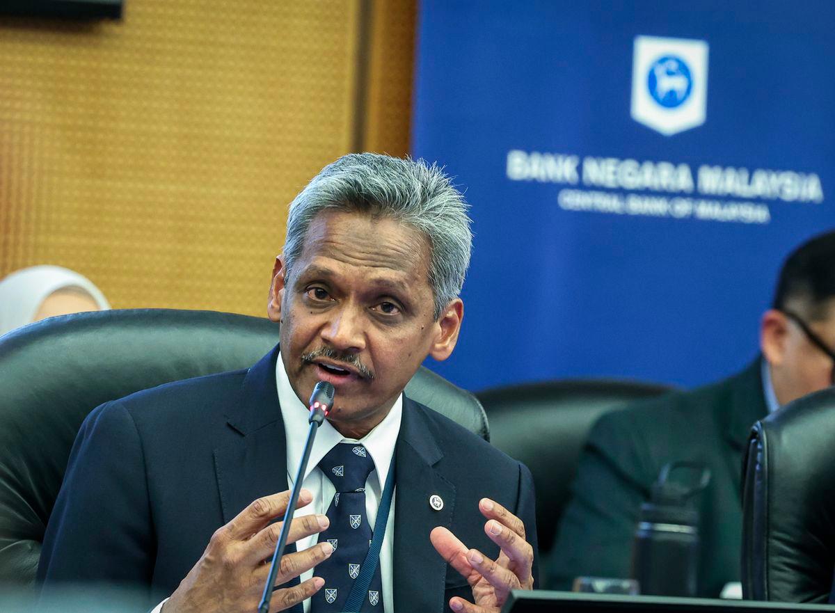 Bank Negara Malaysia (BNM) governor Datuk Seri Abdul Rasheed Ghaffour during the press conference on the first quarter of 2025 (1Q 2025) at Sasana Kijang, today.- BERNAMAPIX