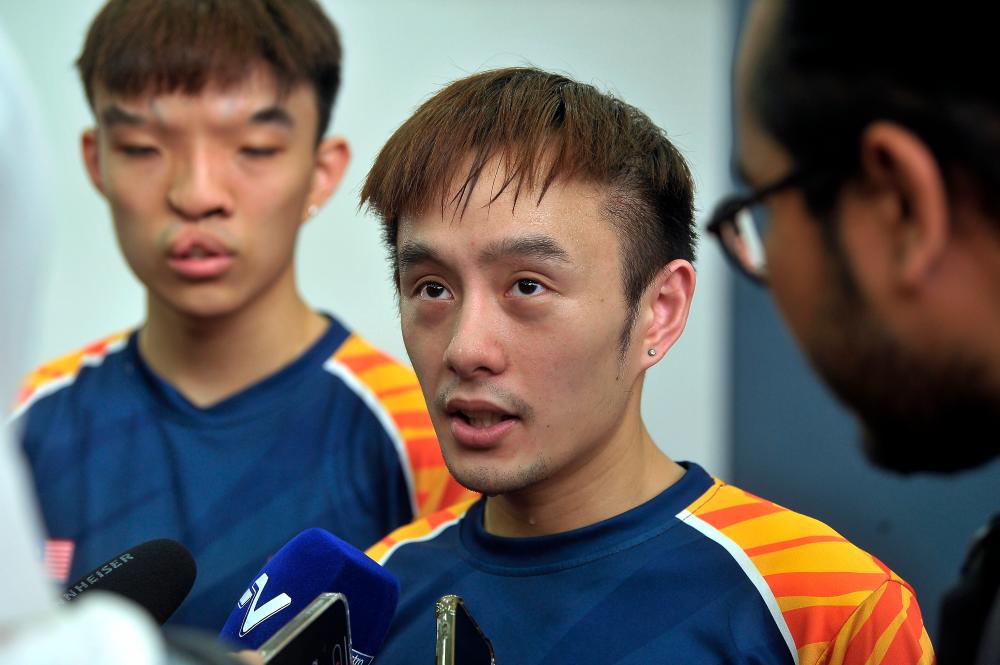 KUALA LUMPUR, Sept 7 -- Ping Pong Paralympic athlete Chaoming Hee when interviewed about his preparations to compete in the Hangzhou Para Asian Games which will take place on October 22-28 at the Malaysian Paralympic Sports Center of Excellence yesterday. BERNAMAPIX
