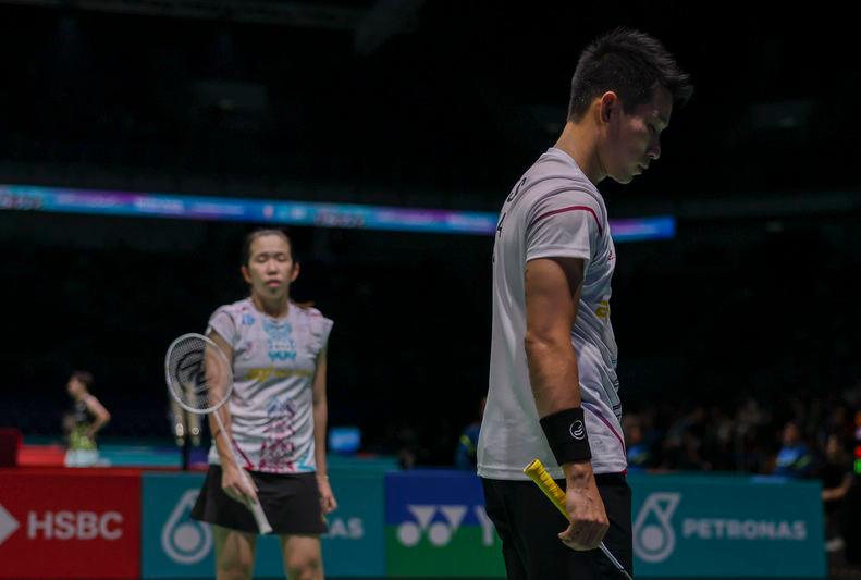 National mixed doubles pair Chan Peng Soon (right) and Cheah Yee See
