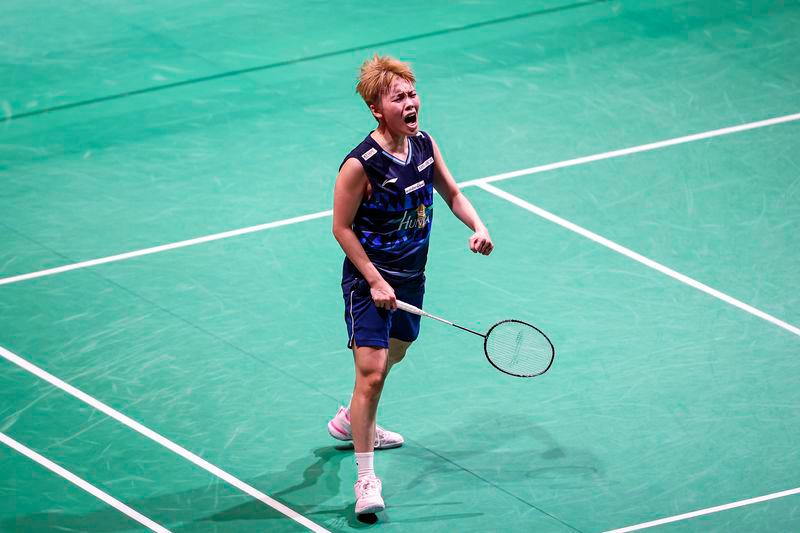 National singles shuttler, Goh Jin Wei - BERNAMApix