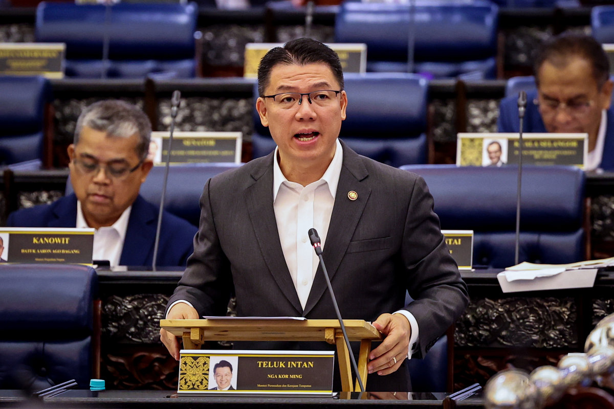 Menteri Perumahan dan Kerajaan Tempatan Nga Kor Ming bercakap pada Mesyuarat Kedua, Penggal Keempat Parlimen ke-15 Persidangan Dewan Rakyat di Bangunan Parlimen hari ini. - BERNAMA