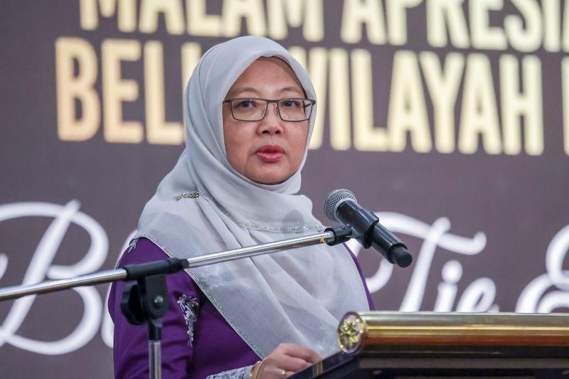 Minister in the Prime Minister’s Department (Federal Territories) Dr Zaliha Mustafa - BERNAMApix