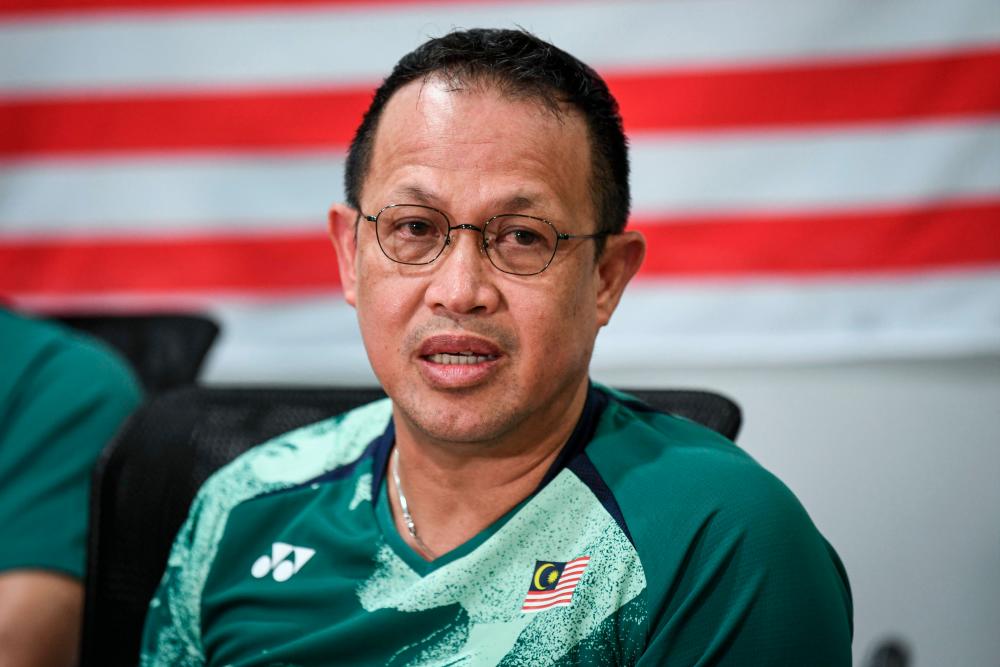 cademy Badminton Malaysia (ABM) coaching director, Rexy Mainaky. - BERNAMAPIX